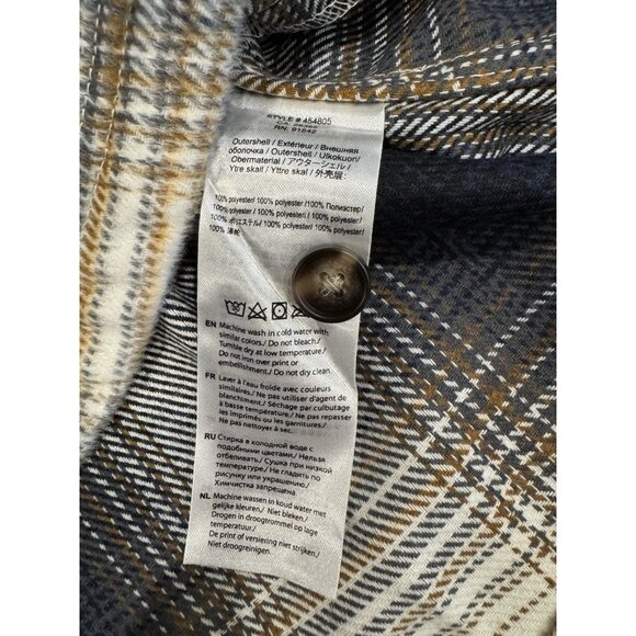 Ski-Doo Women's Lifestyle Overshirt Flannel L Heavy Warm Pockets NEW - Picture 7 of 9